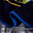 thumbnail image 5 of NC Plush Fleece Bed Blanket, Soft, Reversible Warm Blanket King 83"x93", Navy Eagle, 5 of 6