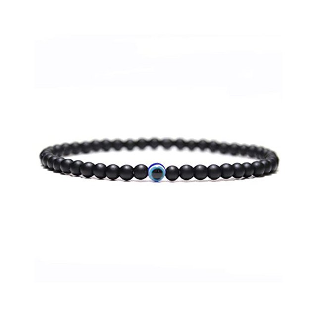 Minnieouse de moda contra el mal de ojo minimalista para una apariencia elevada Pulseras contra el mal de ojo con cuentas Ropa, zapatos y accesorios Miscelánea Mal de ojo de arena