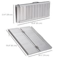thumbnail image 2 of 3ft Wheelchair Ramp Foldable Portable Scooter Mobility Easy Access Carrier Ramp with Carrying Handle Aluminum Alloy, 2 of 6