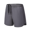 thumbnail image 2 of Xdegoge Running Shorts for Men Athletic Workout Gym Shorts Lightweight Breathable Activewear Sports Trunks with Elastic Waist Drawstring Casual Summer Lounge Wear, 2 of 9