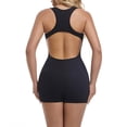 thumbnail image 4 of Miluxas Womens Jumpsuits Shorts Rompers Workout One Piece Bodysuits Jumpers Yoga Summer Fashion Vacation Outfits Clothes Black S(S), 4 of 8
