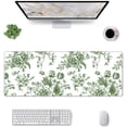 thumbnail image 3 of XL Mouse pad,Green Desk mat,Green Mouse pad,Green Desk Accessories,Botanical Decor,Floral Mouse pad,Olive Green Mouse Pad,Green Office Supplies,31.5 * 11.8 Inches, 3 of 6