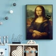 thumbnail image 2 of DIY 5D Diamond Painting Kit (For Adults) Diamond Painting "Mona Lisa Black Cat" - Full Diamond Crystal Rhinestone Embroidery Craft Kit, Can Be Used As Gift, Wall Decoration, 2 of 7