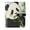 Panda Eating-bamboo, variant on DIY Tropical Beach Art Printed Microfiber Leather Notebook 9.2x6.7" Refillable Binder Journal with Pen Loop&Pockets 100 Sheets