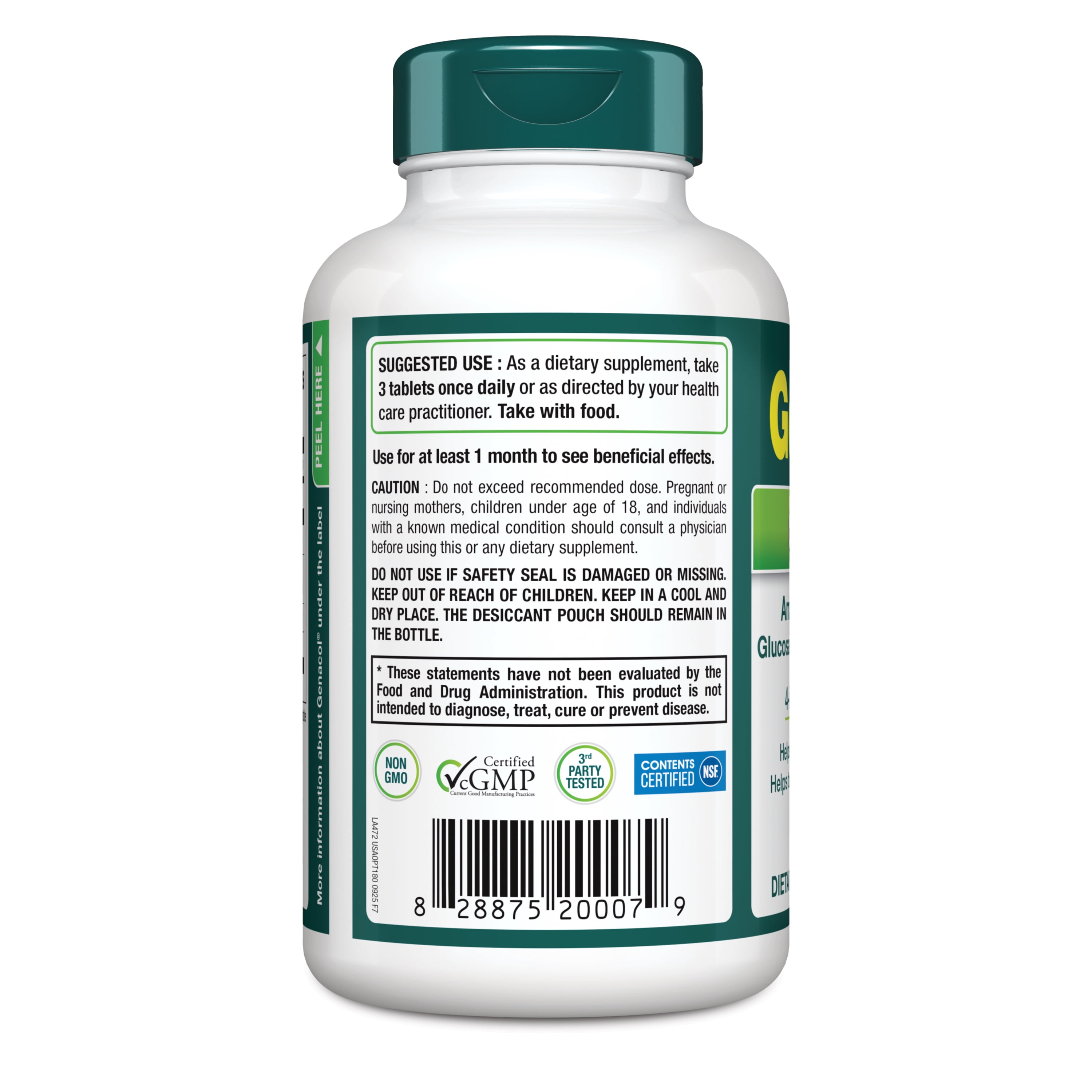 Genacol Optimum – Glucosamine, Chondroitin, MSM & Collagen for Joint Support, 180 Tablets (60-Day Supply)