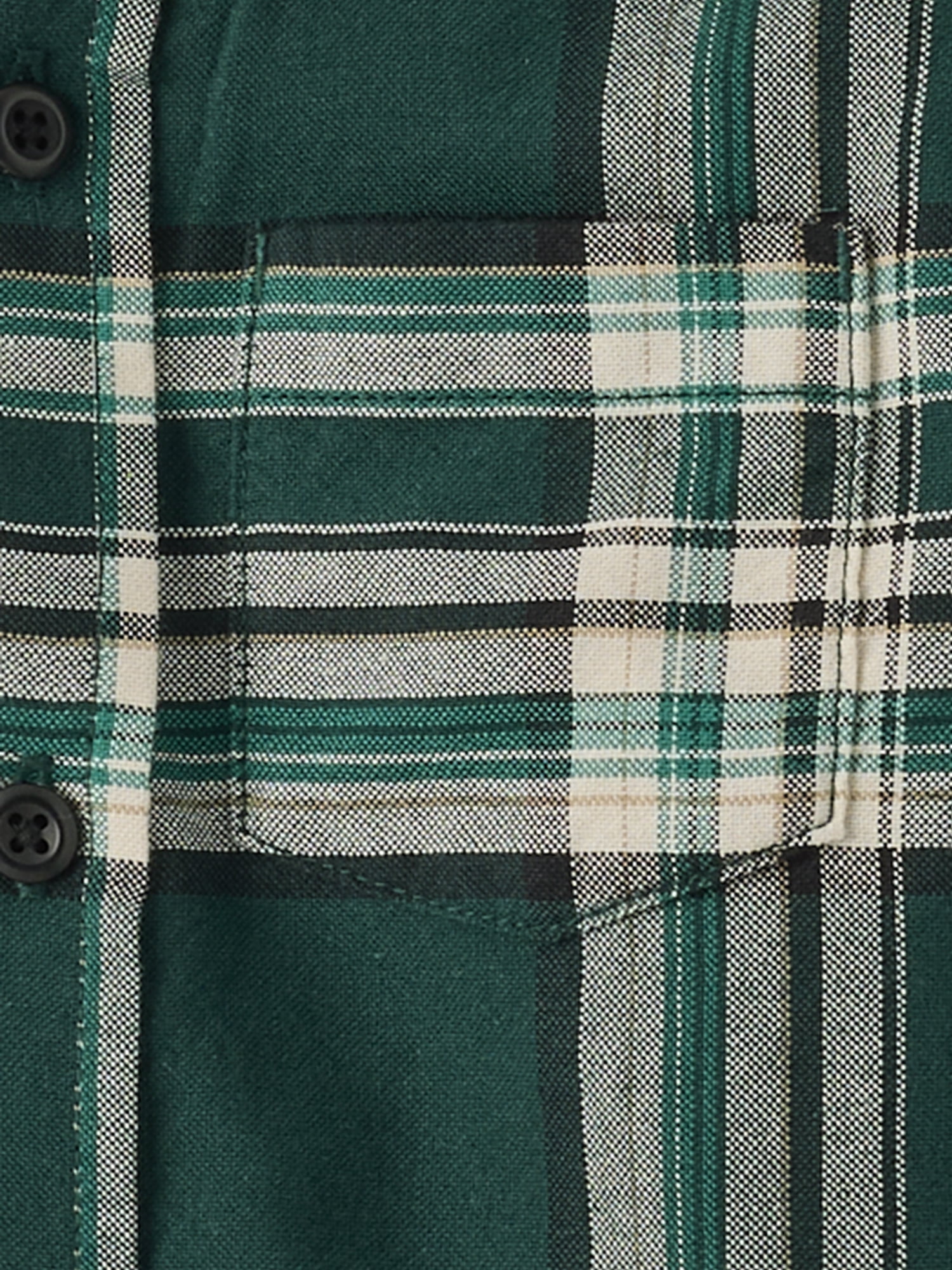 The Children's Place Baby & Toddler Boys Long Sleeve Plaid Oxford Button Up, Sizes 6M-5T