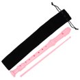 thumbnail image 1 of KONTONTY 1Set Pink ABS Clarinet for Beginners Professional 8 Hole Wind Instrument Lightweight Portable, 1 of 8