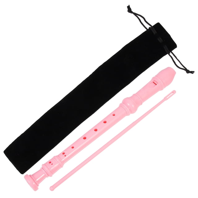 KONTONTY 1Set Pink ABS Clarinet for Beginners Professional 8 Hole Wind Instrument Lightweight Portable