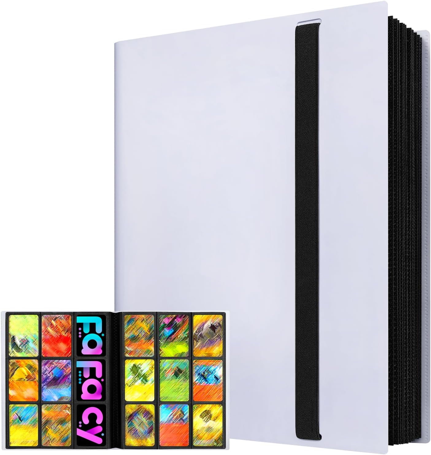 hockey card binder walmart Binder, Trading Card 9 Pocket with 50 Removable Sleeves Fits 900 Sport Cards, 3 Ring Card Holder Binder with Zipper, Collector Storage Album : Toys & Games Business cards Hockey Trading Card Binder -