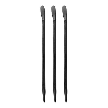 Uxcell 3pcs Line-Up Pry Bar 30" Length 0.7" Rod Dia Hexagonal Steel Crowbar Sleever Bar