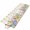 Grey, variant on Easter 2'x6' Runner Rugs for Hallway Kitchen Bedside Non Slip Washable, Spring Rabbit Ears Foot Colorful Eggs Leaf Floral Entryway Rug Runners with Rubber Backing, Long Carpet Runner for Laundry Room
