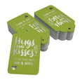 thumbnail image 2 of Inkdotpot Silver Foil Paper Hang Tags Hugs And Kisses From The New Wedding Favor Tags 100 Pieces, 2 of 6