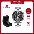thumbnail image 3 of Men's Watches Luxury Quartz Wristwatch Men Business Casual Watch Fashion Luminous Clock Stainless Steel Waterproof Watch, 3 of 5