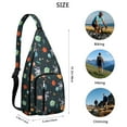 thumbnail image 3 of Galaxy Sling Backpack for Space Lovers – Celestial Crossbody Bag with Starry Night, Planets & Nebula Design – Lightweight Hiking & Travel Shoulder Bag for Sci-Fi Fans, Teens & Adults, 3 of 4