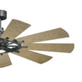 thumbnail image 5 of Kichler Lighting - Gentry - 9 Blade Ceiling Fan with Light Kit In Vintage, 5 of 6