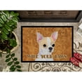 thumbnail image 3 of Carolines Treasures SS4901MAT Chihuahua Wipe your Paws Doormat 18x27 27"L x 18"W multicolor, 3 of 4