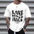 thumbnail image 2 of Cathalem Shirt T - pour Homme à Col Rond, Manches Courtes, Haut Tee, Chemises Mode, Blanc TG, 2 of 4