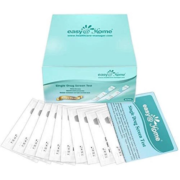 EasyHome (10 Pack) Marijuana (THC) Single Panel Drug Screen Test