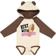 thumbnail image 3 of Inktastic Best with Sprinkles Ice Cream Twist Cone Boys or Girls Long Sleeve Baby Bodysuit, 3 of 5
