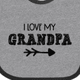 thumbnail image 4 of Inktastic I Love My Grandpa with Arrow Boys or Girls Baby Bib, 4 of 4