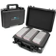 thumbnail image 1 of CASEMATIX Waterproof Graded Card Storage Box for 100 PSA, BGS, CSG Sports Cards &ndash; IPX7 Protective Holder Case Fits PSA Slabs and Toploaders Wit, 1 of 9