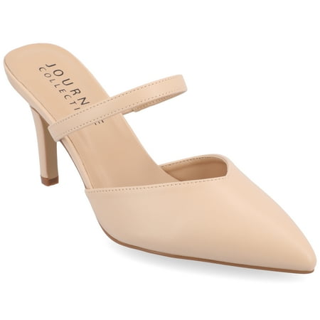 

Journee Collection Women s Yvon SuperNatural Shades Tru Comfort Foam Pointed Toe Mule Pumps