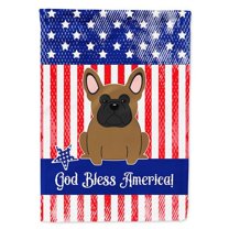 Carolines Treasures BB3008GF Patriotic USA French Bulldog Brown Garden Size Flag