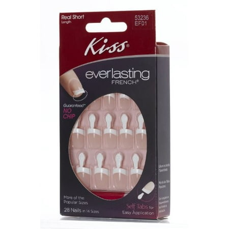 Kiss Products, Inc. Kiss Everlasting French 28 Piece Nail Kit, (Best Nail Kit For Women)