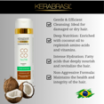 thumbnail image 3 of KERABRASIL Coconut Hair Revitalizing Set - 300ml Shampoo & Conditioner, 500g Treatment, 3 of 8