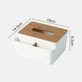 thumbnail image 5 of SPRING PARK Tissue Box Desktop Seal Baby Wipes Paper Storage Box Dispenser Holder Lid, 5 of 7