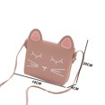 thumbnail image 2 of Lindo bolso bandolera con forma de gato, monedero para niñas pequeñas, 2 of 5