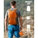 thumbnail image 3 of Mochila Gonex ultraligera y plegable de 20 litros, color naranja, 3 of 7