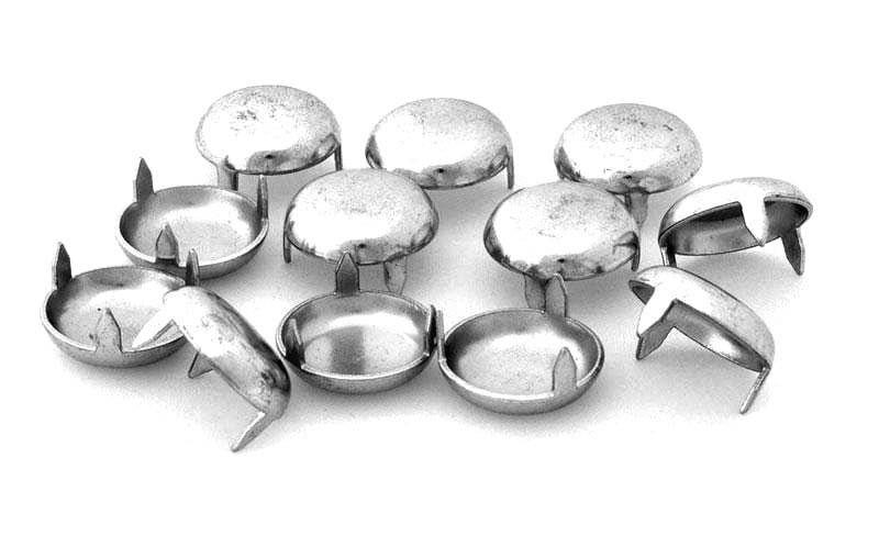 3-Prong Rust-Resistant Metal Glide Feet for Sofa Legs, Set of 12