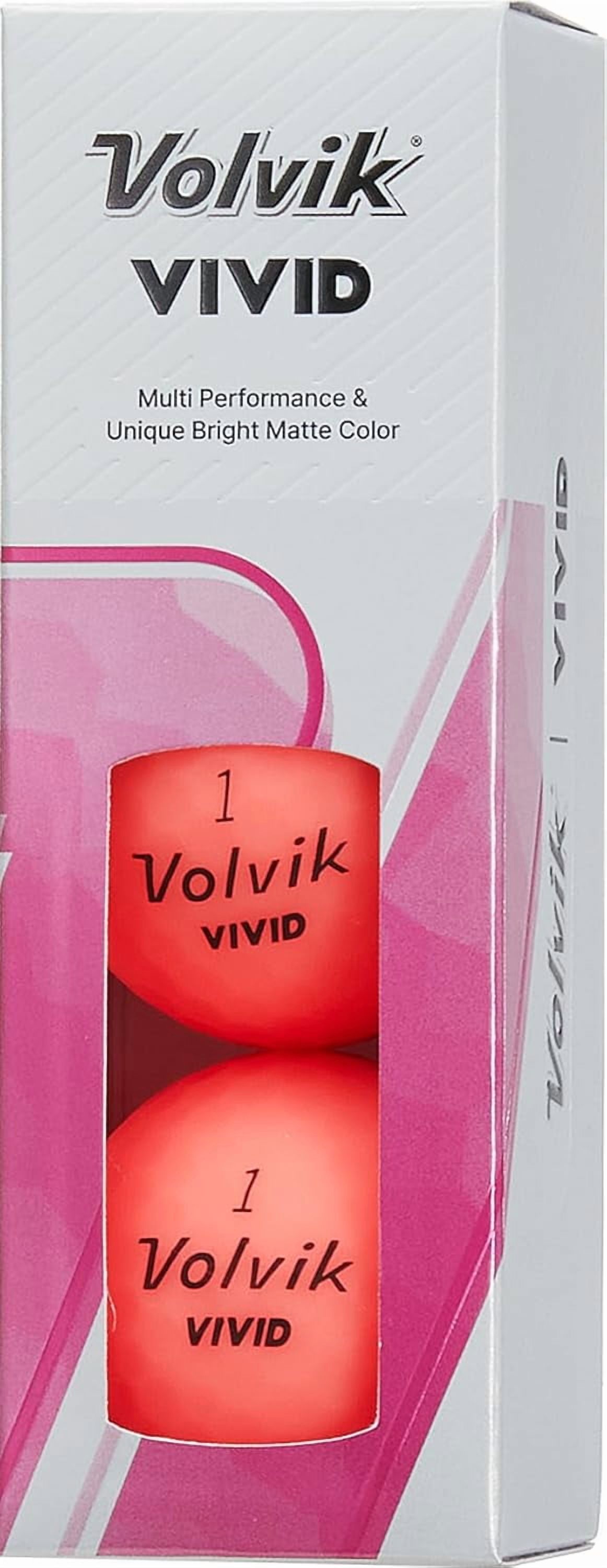 Volvik Vivid BCRF Pink Golf Balls (One Dozen)