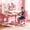 Pink #1, variant on Floseru Kids Adjustable Height Desk and Chair Set with Drawer and Storage, Kids Table and Chairs School Study Desk for Kids