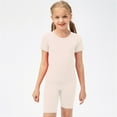 thumbnail image 4 of GYRATEDREAM Girls Athletic Shirts Short Sleeve Quick Dry Crewneck Tee Activewear Performance T-Shirt for Kids 5-12Y, 4 of 7