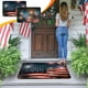 thumbnail image 1 of Tapete Del Día de La Independencia, Vibrante Alfombra de Bienvenida para Exteriores, Suave y Antideslizante, Elegante Decoración Navideña, Ideal para La Puerta de Entrada, Regalo Festivo, Lavable a M, 1 of 6