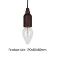 thumbnail image 2 of Lámpara de ambiente portátil para tienda de campaña con luz LED para exteriores (6070W) Likrtyny Para Estrenar, 2 of 2