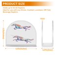 thumbnail image 5 of JSTEL Rainbow Unicorns Horse Napkin Holder for Table Cocktail Farmhouse, Paper Napkins Dispenser for Home Coffee Shop Dining Room Decor, 5 of 9