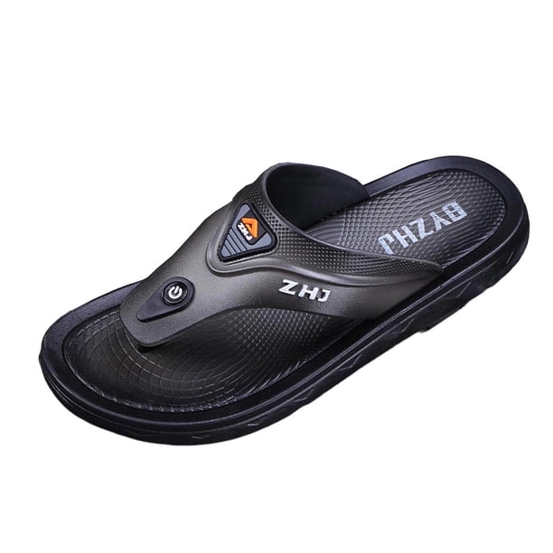 Zapatos de Caminar de los Hombres de Moda Casual Versátil Al Aire Libre Más Tamaño Primavera/Verano Estilo Zapatillas de Playa Gruesas