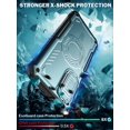 thumbnail image 4 of ExoGuard for Samsung Galaxy A15 Case, Phone Case with Screen Protector and Kickstand (Blue), 4 of 6
