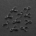 thumbnail image 3 of segolike 20 Set Pinch Clip Bail Clasp Pendant Connector Charms Jewelry Making 4x16mm, 3 of 9