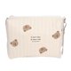thumbnail image 1 of Multifunctional Diaper Bag for Stroller, Diaper Storage Bag, Cute Pattern, Bear Embroidery, 1 of 4