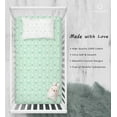 thumbnail image 5 of OptimaBaby 2PCS Pack Woodland Green Arrow Fitted Crib Sheets, 5 of 5