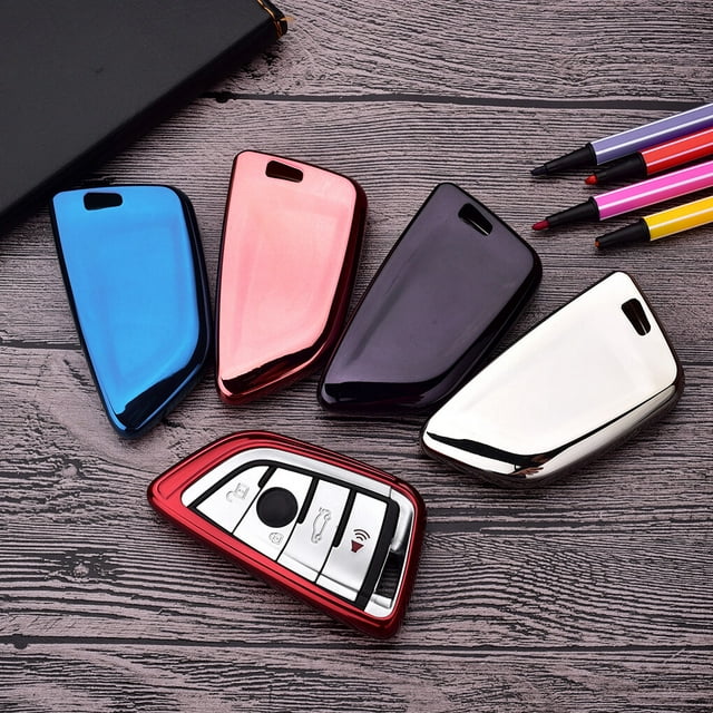 TPU Car Styling Soft Key BMW 525 key Protection Cover Case Replacement for BMW 525/530li/X3/X1/X5/X6 Auto Key Holder Shell