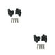 thumbnail image 3 of Accesorios Wosthever para Vehículos Todo Terreno de Motocicleta de Aluminio Negro 2 Piezas, 3 of 6
