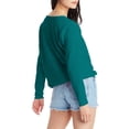 thumbnail image 2 of Hanes Women’s EcoSmart Cotton-Blend Fleece Crewneck Sweatshirt, 2 of 5