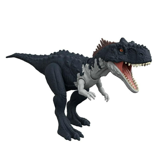 Dinosaurio de juguete MATTEL Jurassic World Rajasaurus Ruge y Ataca