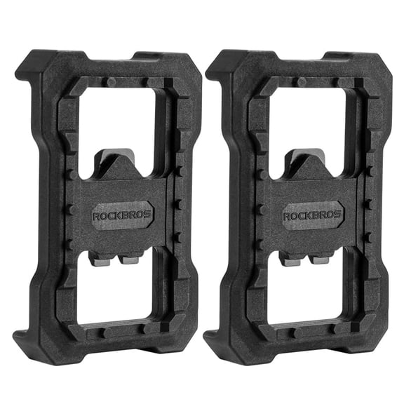 ROCKBROS Bicycle Pedals Adapter for SPD Clipless Pedal, Nylon Flat Platform Adapter Conversion for Bike Pedals