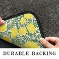 thumbnail image 6 of Yellow Lemon Fruit Leaves White Pattern Door Rugs,Washable Non Slip Door Mats Indoor,Decorative Door Mats,Entry Mat Indoor for Entrance,Bedroom,Kitchen,Bathroom,30"x17", 6 of 6